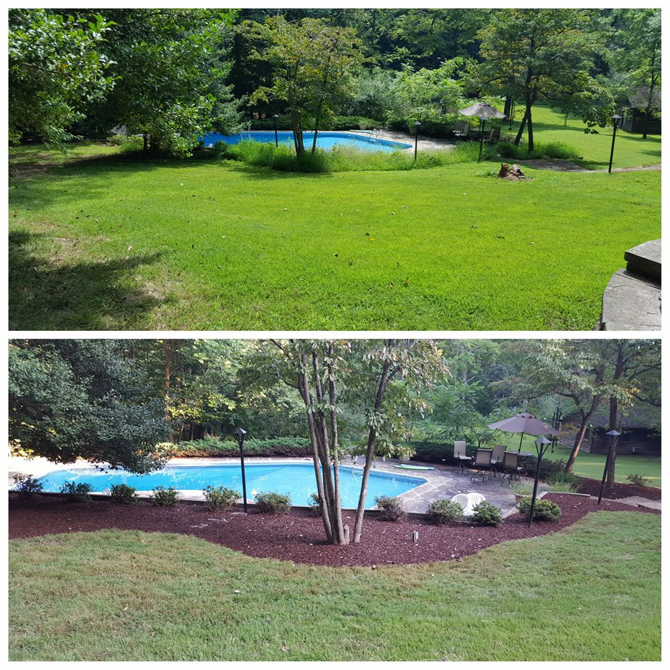 Pool Landscaping Fredericksburg Virginia